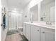 Bathroom with shower and double vanity at 763 Eastridge Dr., Conway, SC 29526