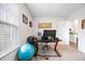 Home office with desk, computer and large window at 763 Eastridge Dr., Conway, SC 29526