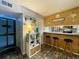 Kitchen with breakfast bar and beach-themed decor at 9661 Shore Dr. # 4B-15, Myrtle Beach, SC 29572
