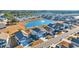 Aerial view of house near a pond in a neighborhood at 1208 Maxwell Dr., Little River, SC 29566
