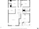 Floor plan of a home with 4 bedrooms and 2 baths at 1208 Maxwell Dr., Little River, SC 29566