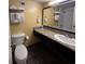 Bathroom features granite countertop and tiled floor at 1501 S Ocean Blvd. # 516, Myrtle Beach, SC 29577