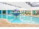 Relaxing indoor pool area with a central fountain at 1501 S Ocean Blvd. # 516, Myrtle Beach, SC 29577