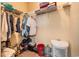 Walk-in closet with organized storage solutions, offering ample space for clothes, shoes, and accessories at 160 Maggie Way, Myrtle Beach, SC 29588