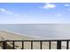 Stunning panoramic ocean view from balcony at 1605 S Ocean Blvd. # 1006, Myrtle Beach, SC 29577