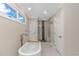 Bright bathroom with a soaking tub and shower featuring modern finishes at 1609 Harbor Dr., North Myrtle Beach, SC 29582