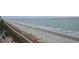 Aerial view of beach, ocean, and coastal buildings at 2000 N Ocean Blvd. # 1206, Myrtle Beach, SC 29577