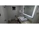 Bright bathroom featuring a vanity with a vessel sink and toilet at 2000 N Ocean Blvd. # 1206, Myrtle Beach, SC 29577