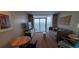 Living room with ocean view, sofa, and dining table at 2000 N Ocean Blvd. # 1206, Myrtle Beach, SC 29577