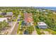 Aerial view of a charming beach house in a residential neighborhood at 212 4Th Ave. N # 102, North Myrtle Beach, SC 29582