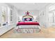 Nautical-themed bedroom with a comfortable queen-size bed at 212 4Th Ave. N # 102, North Myrtle Beach, SC 29582