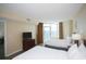 Inviting bedroom featuring two beds, beachfront views, and natural light at 2504 N Ocean Blvd. # 832, Myrtle Beach, SC 29577