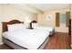 Bedroom featuring two beds, a window with curtains, and a nightstand at 2504 N Ocean Blvd. # 832, Myrtle Beach, SC 29577