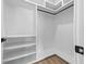Custom closet featuring adjustable shelving and hanging space, providing efficient storage solutions at 3220 Highway 19, Conway, SC 29526