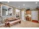 Kitchen with a breakfast nook and built in desk area at 4280 Doral Pl., Myrtle Beach, SC 29579