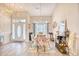 Bright dining room with a farmhouse table and stylish chairs at 520 Hobie Cat Rd., Myrtle Beach, SC 29588