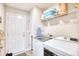 Convenient laundry room with washer and dryer included at 520 Hobie Cat Rd., Myrtle Beach, SC 29588