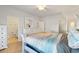 Bright bedroom with a queen-size bed and en-suite bathroom at 5371 Knobcone Loop # B, Myrtle Beach, SC 29577