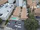 A high-angle view of a condo community with a pool and parking at 5508 Porcher Dr. # 4, Myrtle Beach, SC 29577