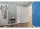 Hallway with closet and printer station, offering convenient storage and functional space at 5508 Porcher Dr. # 4, Myrtle Beach, SC 29577
