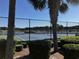 Community tennis court with chain link fence at 567 Woodholme Dr., Conway, SC 29526