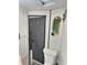 Bathroom with toilet and shower, plus a hanging plant at 6001 - 8047 S Kings Hwy., Myrtle Beach, SC 29575