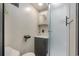 Small bathroom with toilet and shower stall at 6001 - 8047 S Kings Hwy., Myrtle Beach, SC 29575