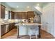 Bright kitchen featuring granite countertops and ample cabinetry at 856 Filliman Alley # C, Myrtle Beach, SC 29577