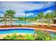 Community pool with a lazy river and surrounding landscaping at 856 Filliman Alley # C, Myrtle Beach, SC 29577