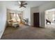 Bright bedroom with a sitting area and built-in wardrobe at 900 British Ln. # 1187, Myrtle Beach, SC 29579