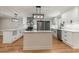 Large kitchen with ample countertop space, white cabinetry, and stainless steel appliances at 106 Governor Boone Ln., Georgetown, SC 29440