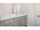 Simple bathroom with vanity and a mirror at 1106 Black Lake Way, Conway, SC 29526