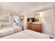 Twin bedroom with two beds and dresser; close to kitchenette at 1200 N Ocean Blvd. # 910, Myrtle Beach, SC 29577