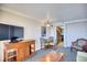 Small dining area with table and chairs near the kitchen at 1200 N Ocean Blvd. # 910, Myrtle Beach, SC 29577