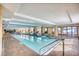 Indoor pool with lounge chairs and hot tub at 1200 N Ocean Blvd. # 910, Myrtle Beach, SC 29577
