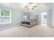 Main bedroom with carpet and ensuite bathroom at 1247 Brighton Ave., Myrtle Beach, SC 29588