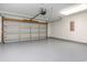 Attached garage with light grey flooring at 1247 Brighton Ave., Myrtle Beach, SC 29588