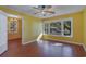 Living room with hardwood floors and large windows at 1302 Richmond Dr., Georgetown, SC 29440