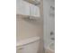 Clean bathroom with toilet and bathtub at 1501 S Ocean Blvd. # 1418, Myrtle Beach, SC 29577