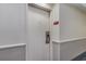 Hotel hallway with a white door and room number 418 at 1501 S Ocean Blvd. # 1418, Myrtle Beach, SC 29577