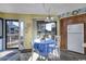 Small dining area with table and chairs near kitchen at 1801 N Ocean Blvd. # K1, North Myrtle Beach, SC 29582