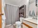 Clean bathroom with shower/tub combo, toilet, and vanity at 1881 Colony Dr. # 7D, Surfside Beach, SC 29575