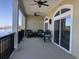 Inviting balcony features comfortable seating and peaceful views of the water at 257 Venice Way # H 204, Myrtle Beach, SC 29577