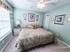 Bedroom with king bed and access to hallway at 270 Connemara Dr. # C, Myrtle Beach, SC 29579