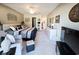 Bright bedroom with king-size bed and view of additional bedroom at 270 Connemara Dr. # C, Myrtle Beach, SC 29579