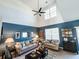 Spacious living room with high ceilings, neutral color palette, and ample natural light at 270 Connemara Dr. # C, Myrtle Beach, SC 29579