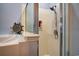 Shower stall with glass enclosure at 4648 Lightkeepers Way # 39-A, Little River, SC 29566