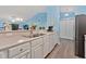Clean kitchen with double sink, dishwasher, and ample counter space at 4850 Meadowsweet Dr. # 1711, Myrtle Beach, SC 29579