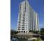 High rise building with water view and landscaping at 5905 S Kings Highway # 2106-C, Myrtle Beach, SC 29575