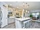 Modern kitchen with stainless steel appliances and island at 6425 Cascata Dr., Myrtle Beach, SC 29572